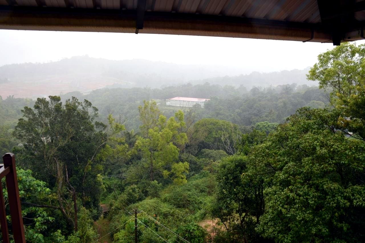Sweeping valley view from the property